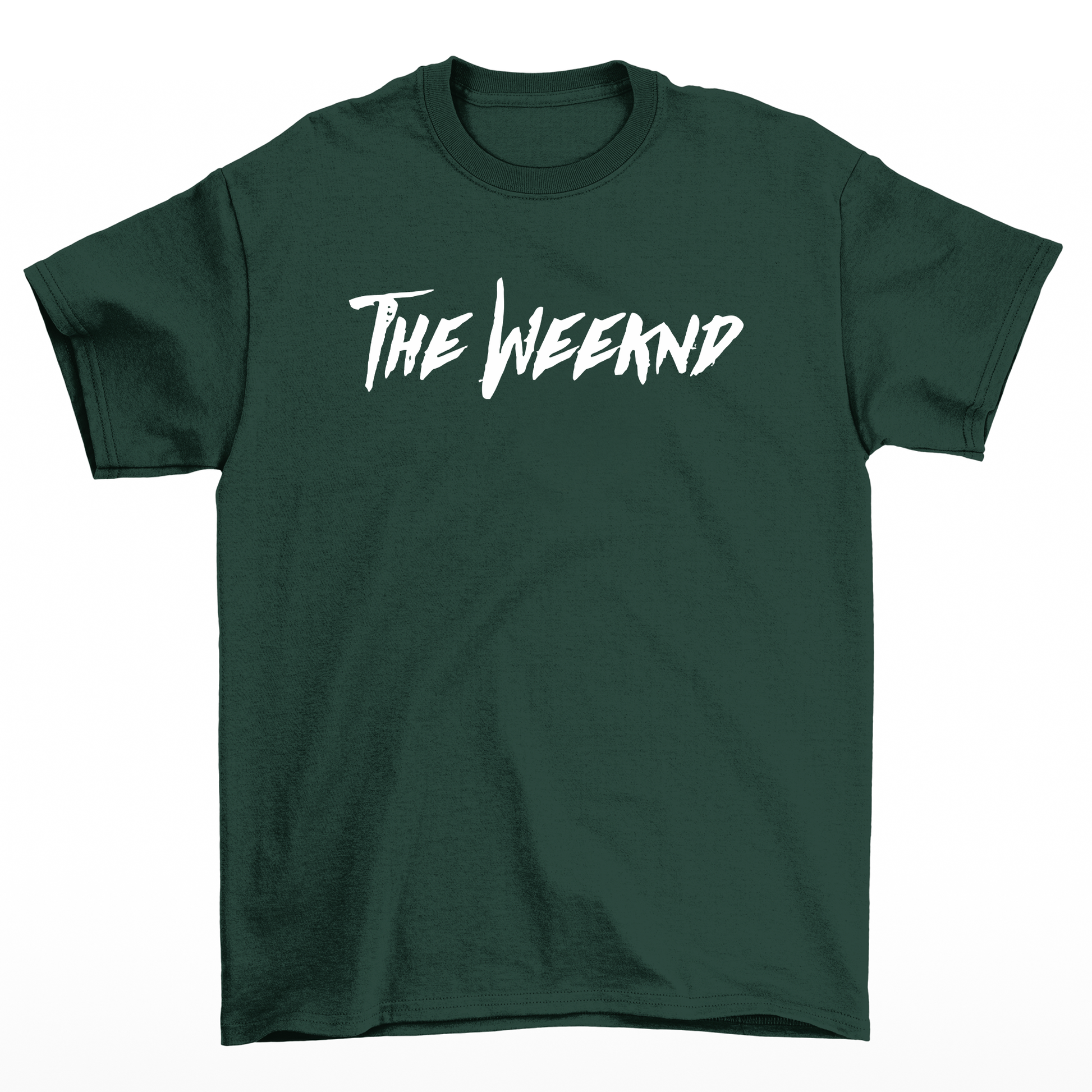 camiseta básica verde the weeknd fotos