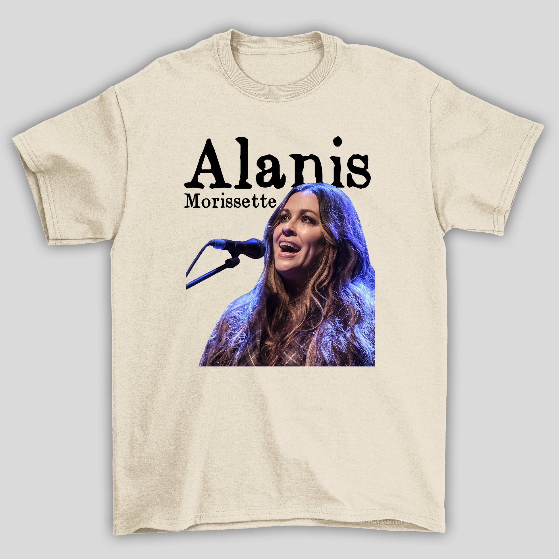 Camiseta Básica Alanis Morissette Show- PÉROLA