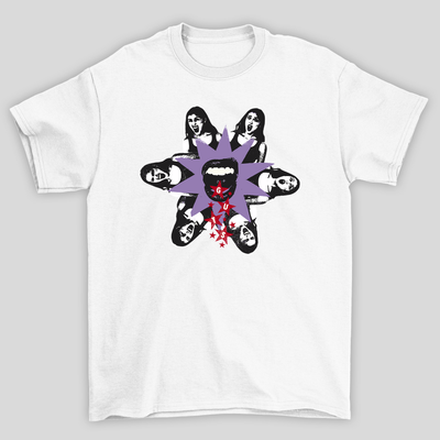 Camiseta Básica Olivia Rodrigo Guts Collab Retro- branco