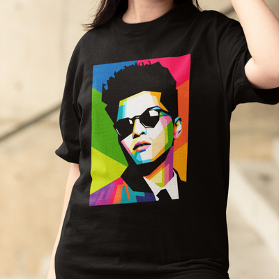 Camiseta Básica Bruno Mars Colors