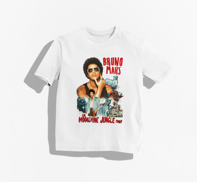 Camiseta Básica Bruno Mars The Moonshine Jungle