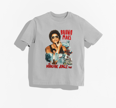 Camiseta Básica Bruno Mars The Moonshine Jungle