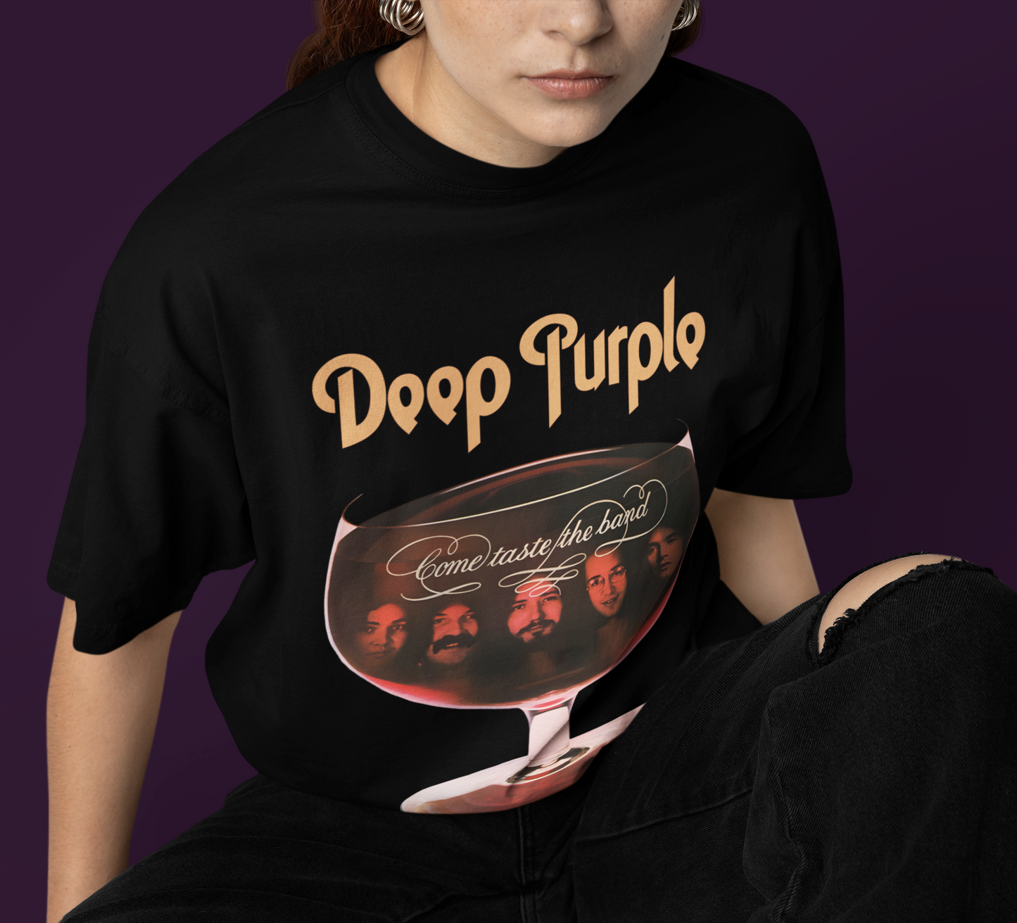 Camiseta Básica Deep Purple Come Taste The Band