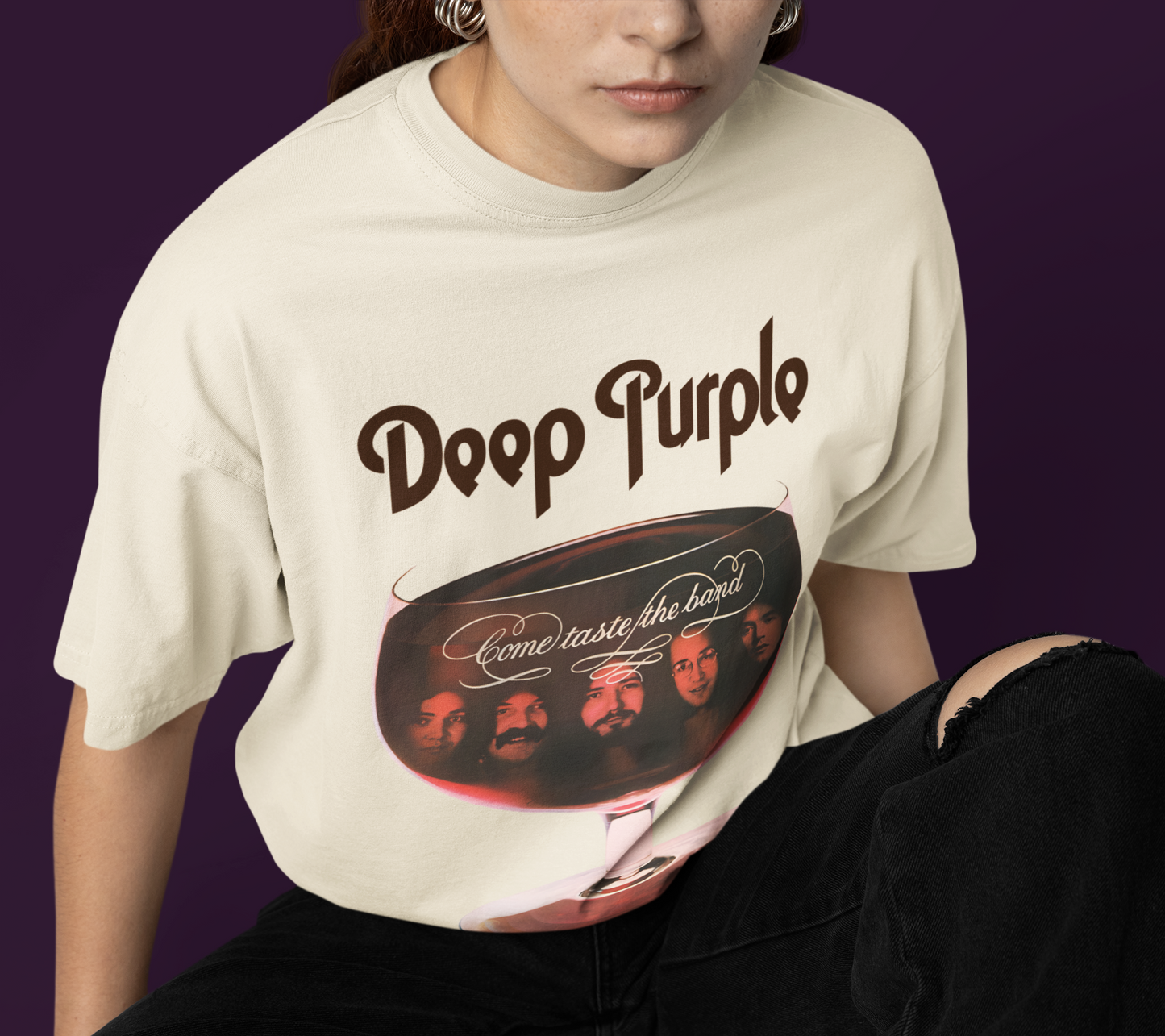 Camiseta Básica Deep Purple Come Taste The Band