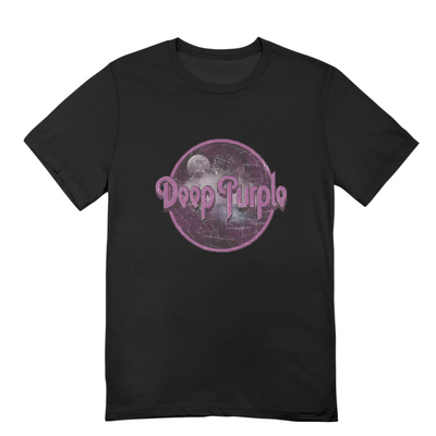 Camiseta Básica Deep Purple Retro