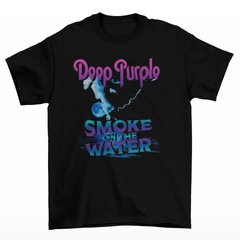 Camiseta Básica Deep Purple Smoke On The Water