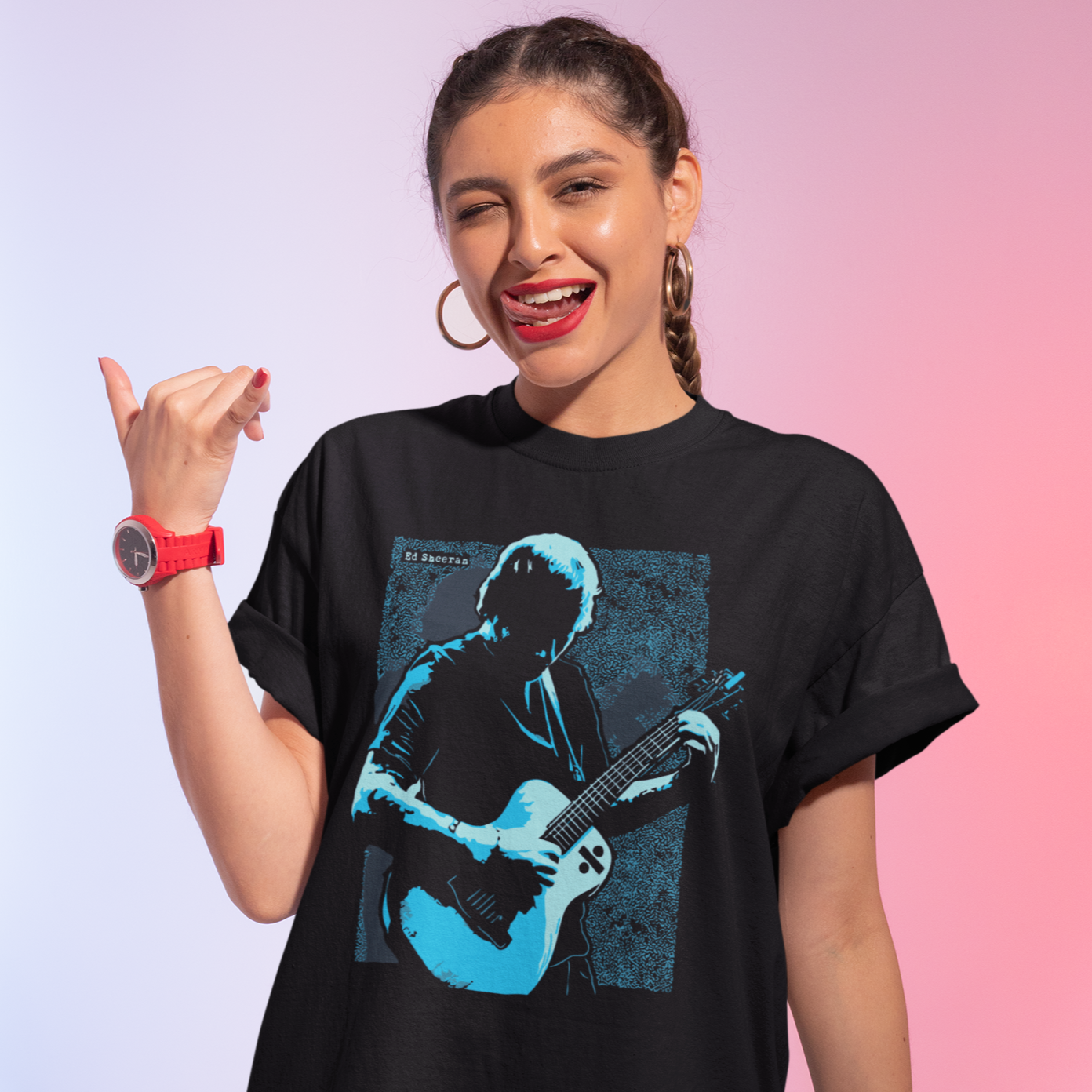 Camiseta Básica Ed Sheeran Chords