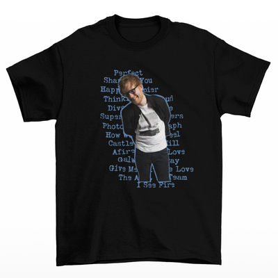 Camiseta Básica Ed Sheeran Musics