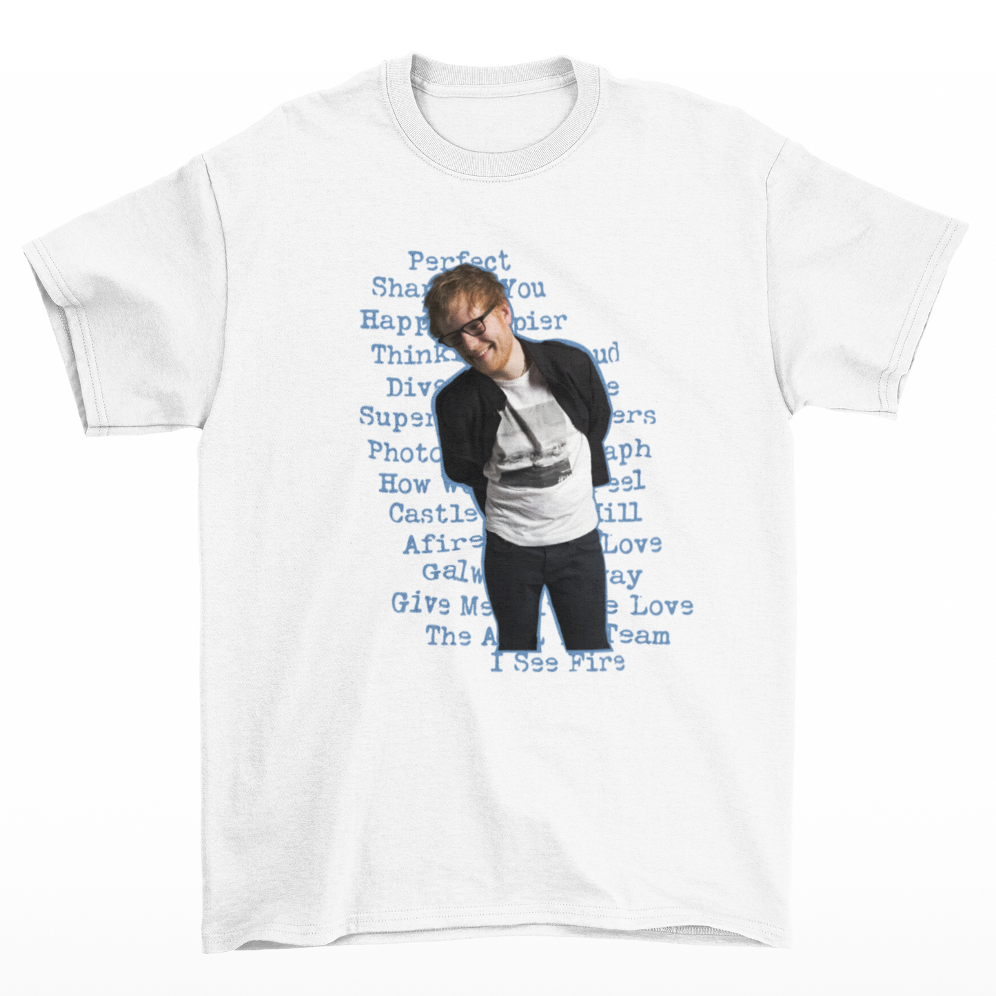 Camiseta Básica Ed Sheeran Musics