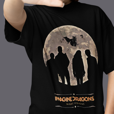 Camiseta Básica Imagine Dragons Night Visions Graphic