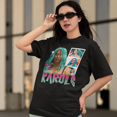 Camiseta Básica Karol G Aesthetic Design