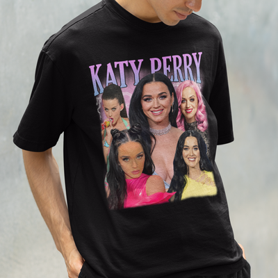 Camiseta Básica Katy Perry Graphic