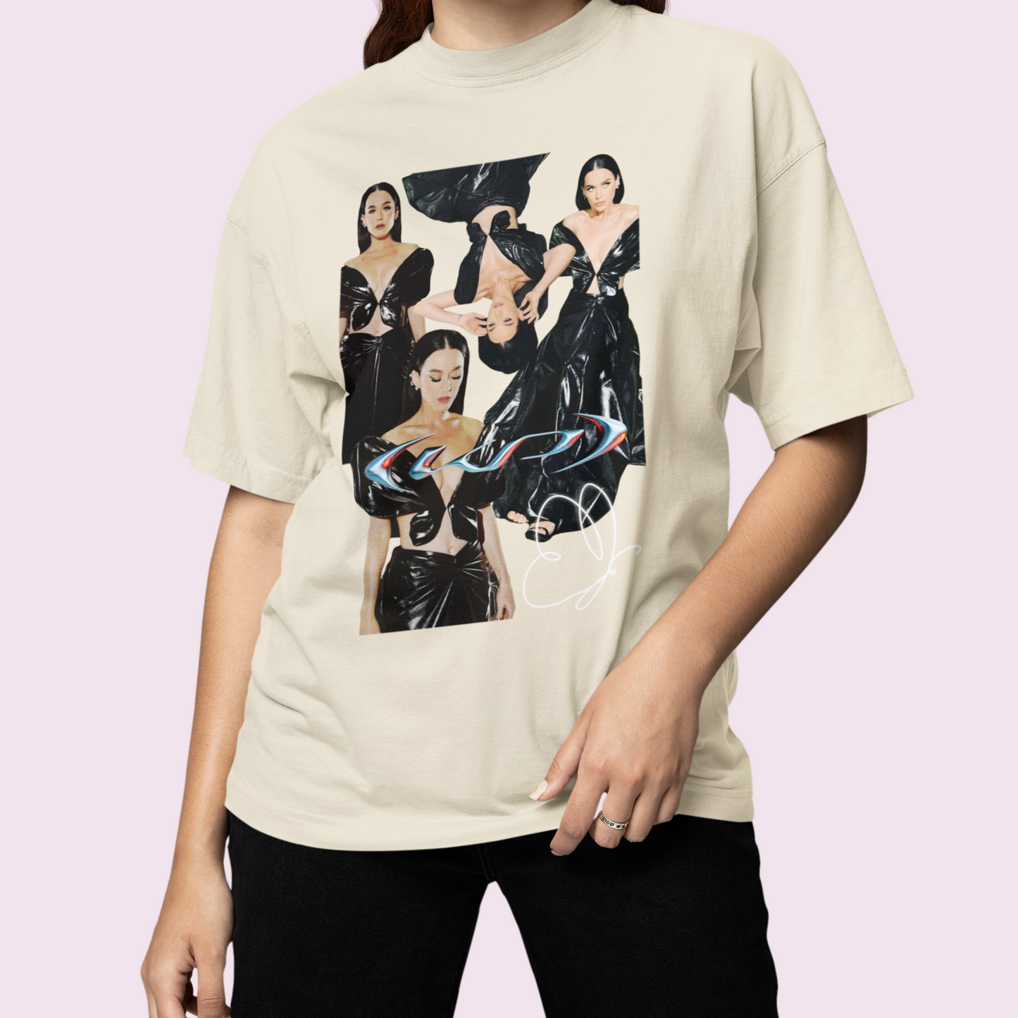 Camiseta Básica Katy Perry KP Graphic Collab Pérola 