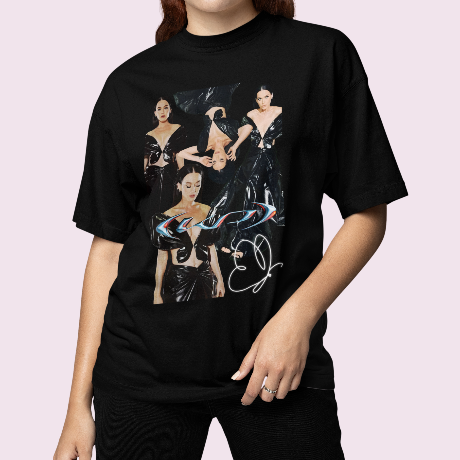 Camiseta Básica Katy Perry KP Graphic Collab Preto