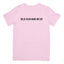 Camiseta Básica Billie Eilish Made Me Gay - Rosa Bebê