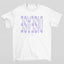 Camiseta Básica Lady Gaga Disease New Music Branco