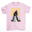 Camiseta Básica Lady Gaga Joker Dance Rosa Bebê 