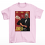 Camiseta Básica Lady Gaga Joker Movie Rosa Bebê 