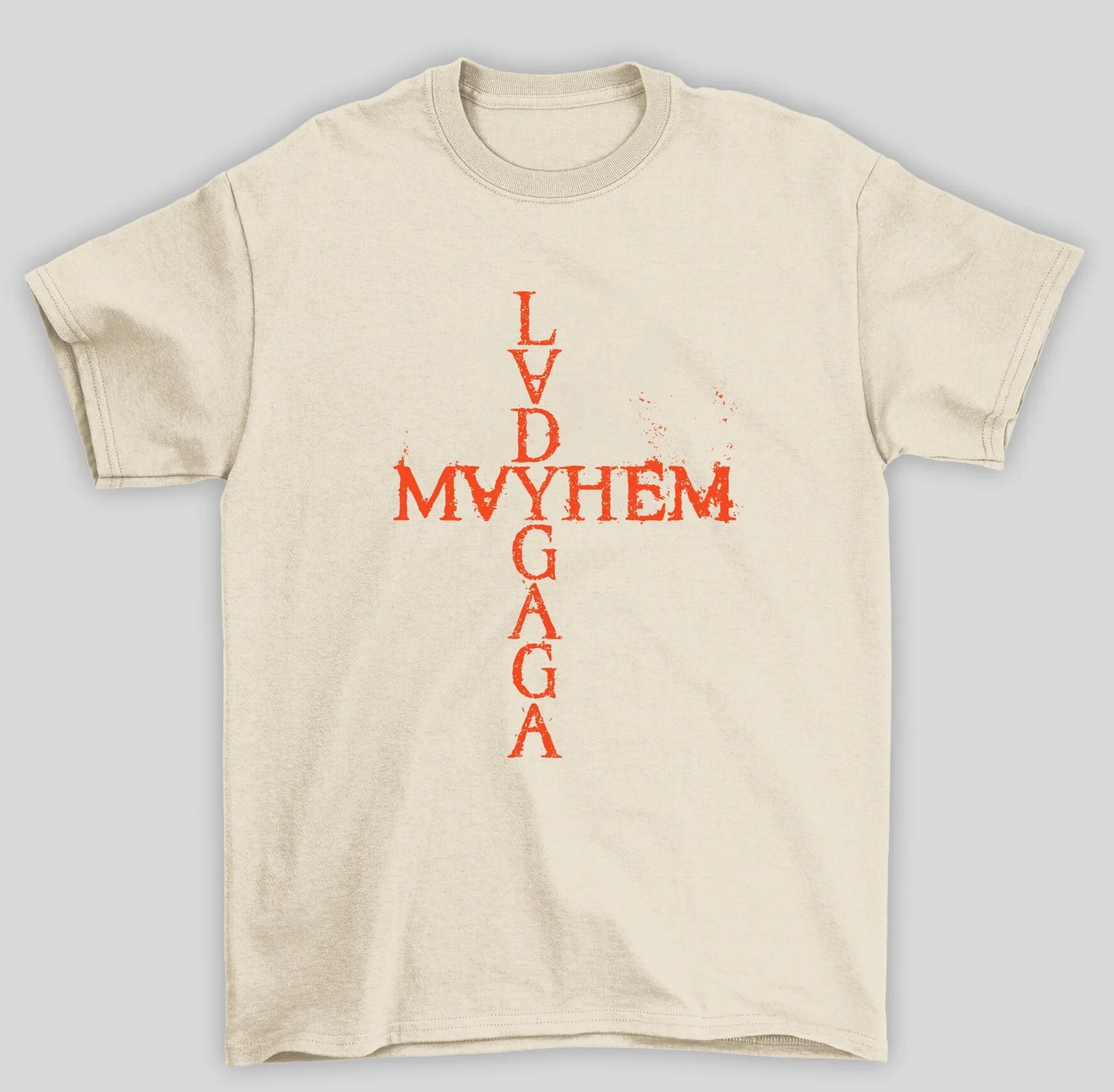 Camiseta Básica Lady Gaga Mayhem- pérola