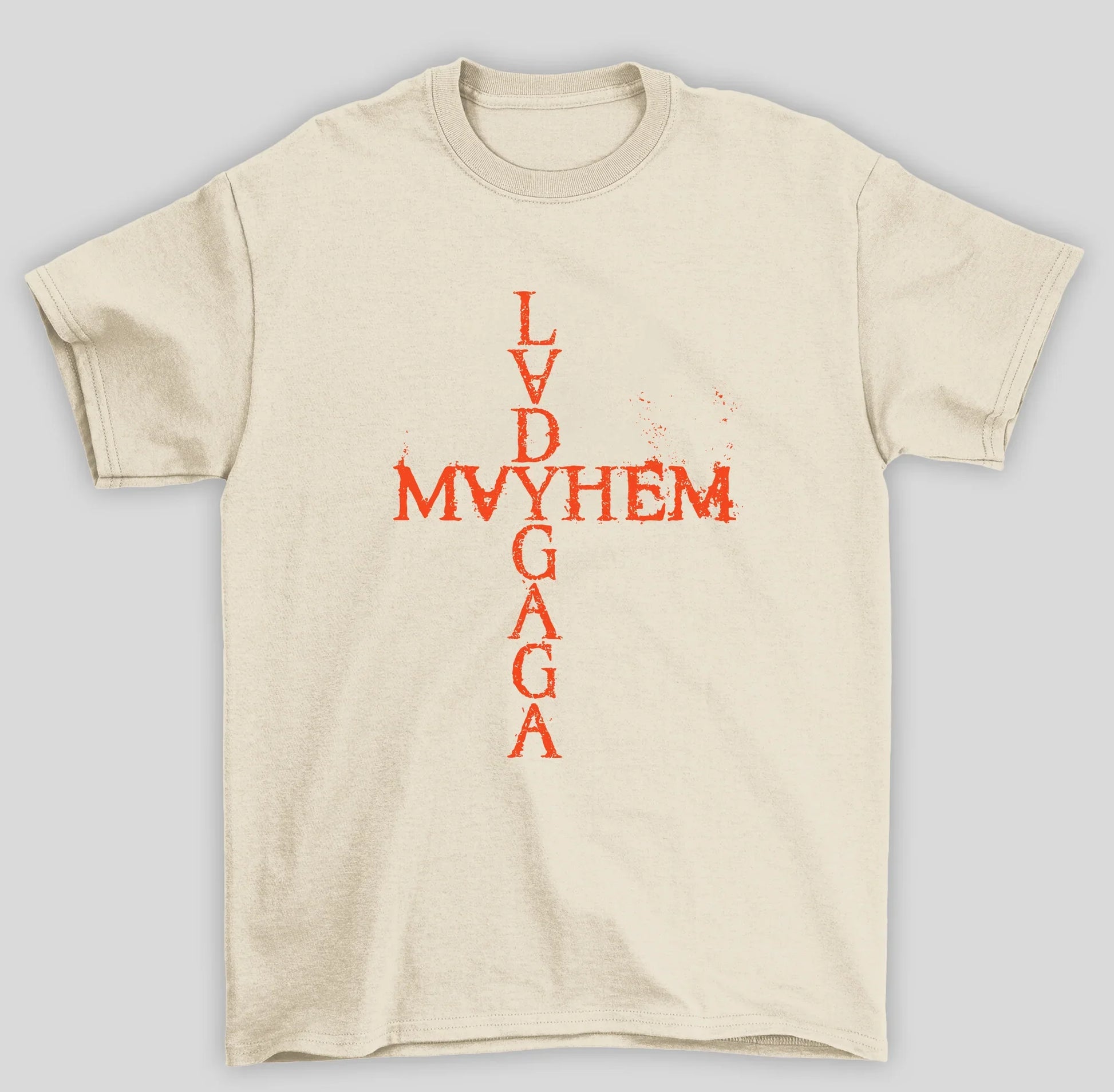 Camiseta Básica Lady Gaga Mayhem- pérola