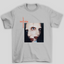Camiseta Básica Lady Gaga Mayhem Cross- cinza