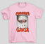 Camiseta Básica Lady Gaga Mayhem Eye- rosa bebe
