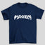 Camiseta Básica Lady Gaga Mayhem Logo- azul-marinho