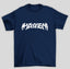 Camiseta Básica Lady Gaga Mayhem Logo- azul-marinho