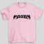 Camiseta Básica Lady Gaga Mayhem Logo- rosa bebe