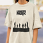 Camiseta Básica Linkin Park Band Retro - pérola