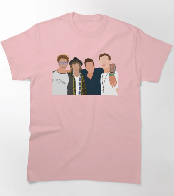 Camiseta Básica McFLY Draw - rosa bebê