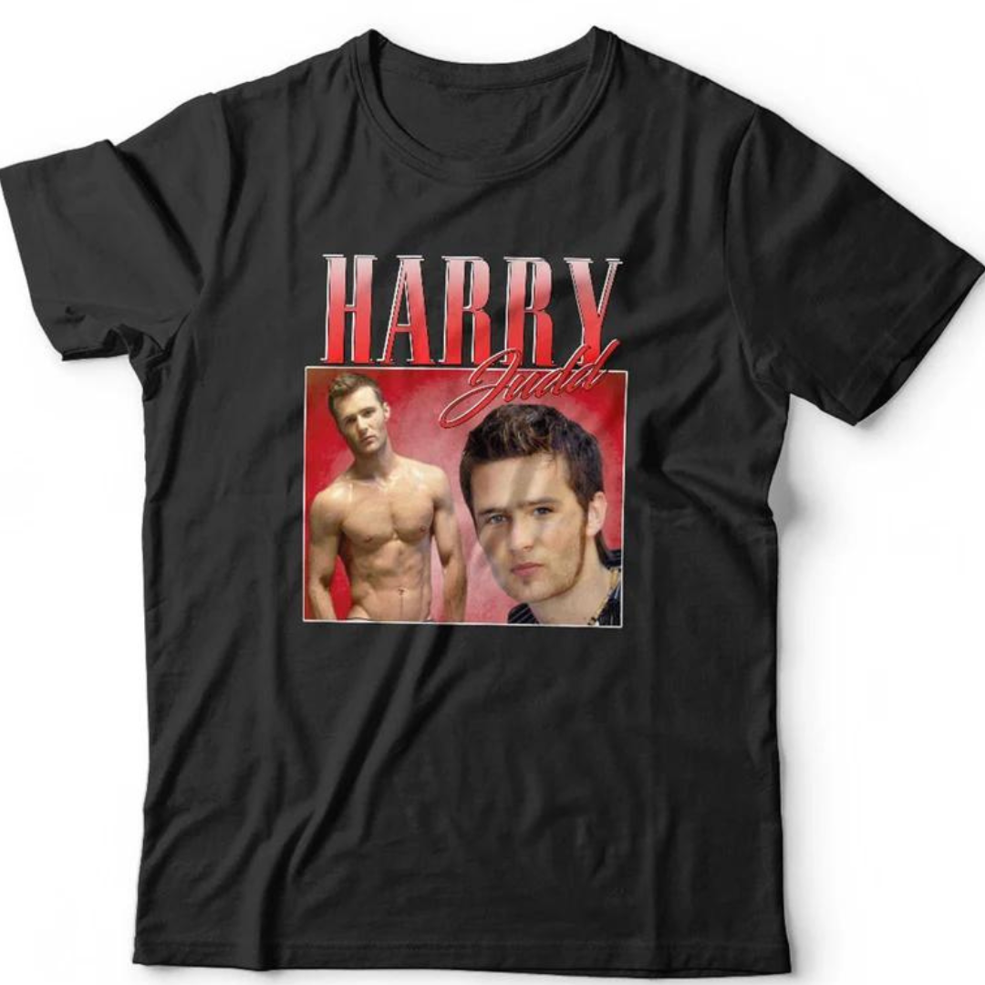 Camiseta Básica McFLY Harry Judd - preto