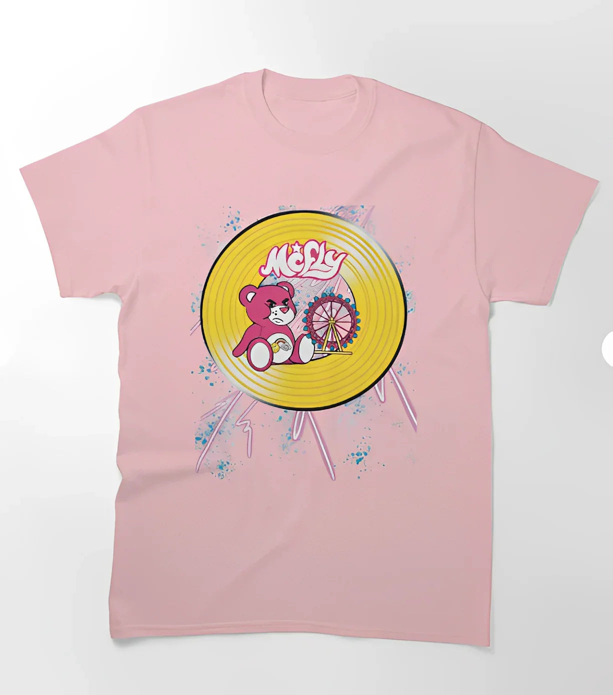 Camiseta Básica McFLY YDT - rosa bebê