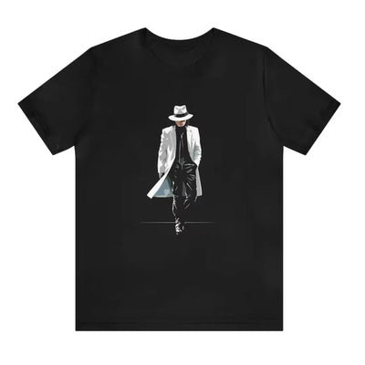 Camiseta Básica Michael Jackson Cool & Mysterious - preto