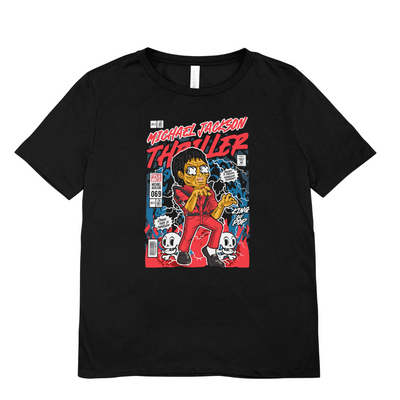 Camiseta Básica Michael Jackson Graphic Funko - preto