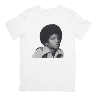Camiseta Básica Michael Jackson Jackson's 5 - branco