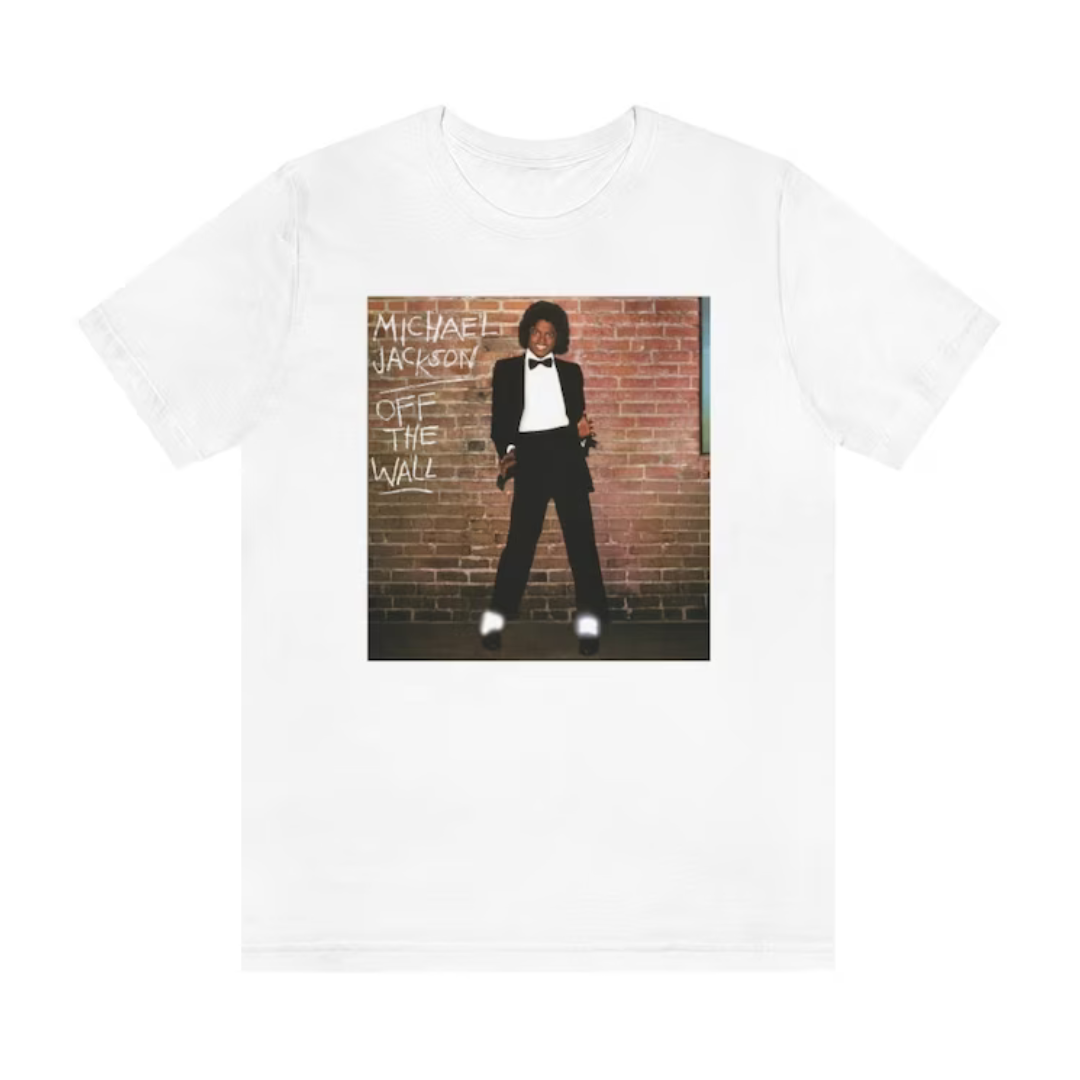 Camiseta Básica Michael Jackson Off The Wall - branco