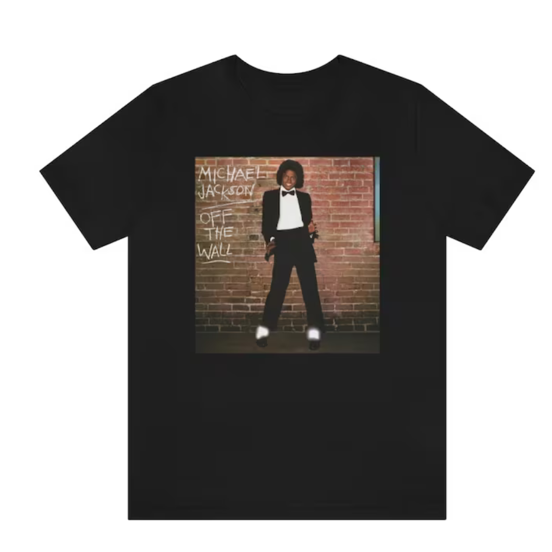 Camiseta Básica Michael Jackson Off The Wall - preto