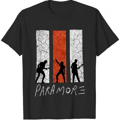 Camiseta Básica Paramore Graphic - preto