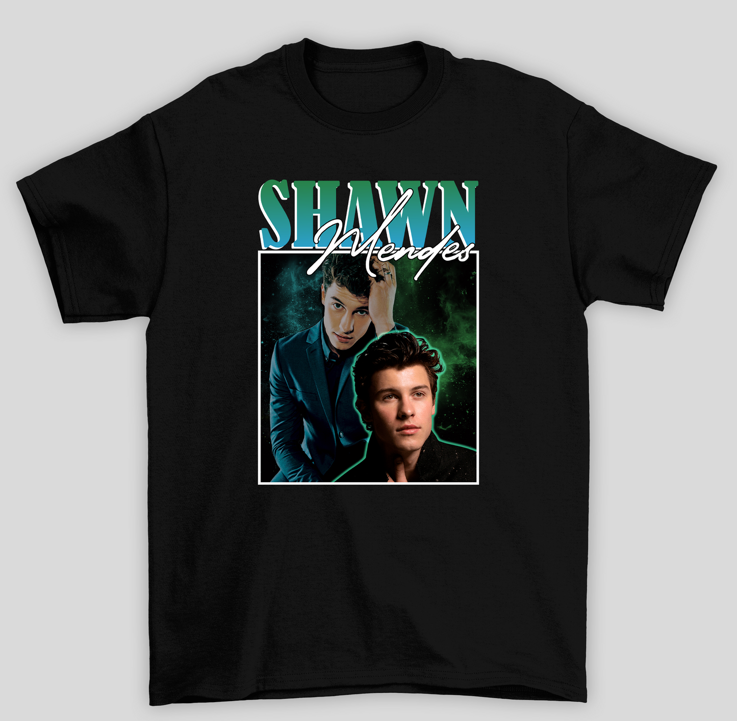 Camiseta Básica Shawn Mendes - preto