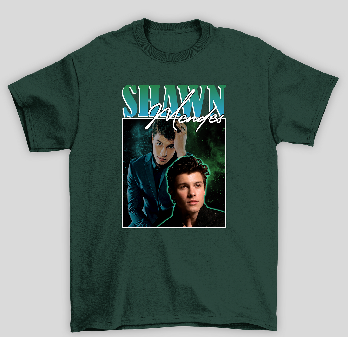 Camiseta Básica Shawn Mendes - verde