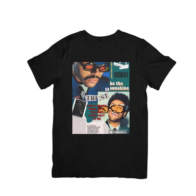 Camiseta Básica The Weeknd Collab Colours - preto