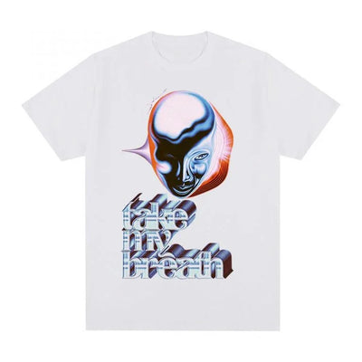 Camiseta Básica The Weeknd Take My Breath - branco