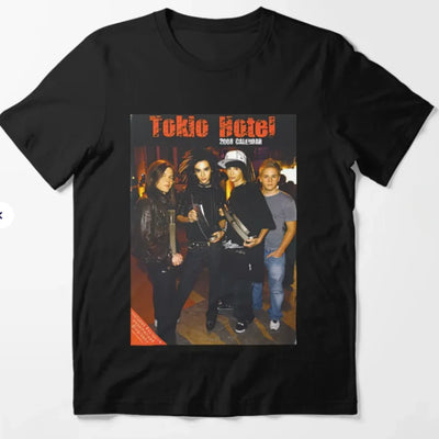 Camiseta Básica Tokio Hotel 2008 - preto