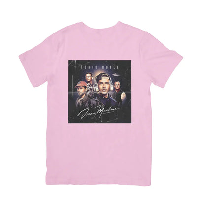 Camiseta Básica Tokio Hotel Dream Machine - rosa bebê