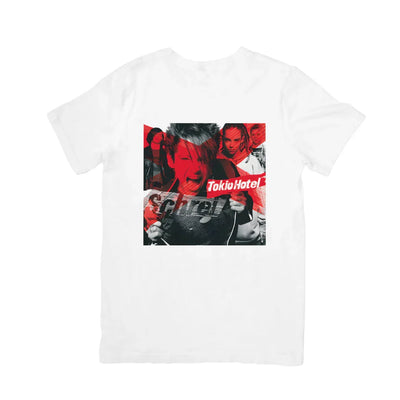 Camiseta Básica Tokio Hotel Schrei - branco