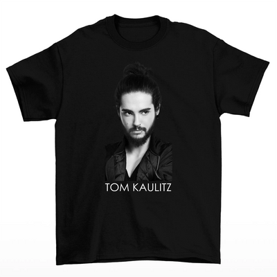 Camiseta Básica Tokio Hotel Tom K. P&B - preto