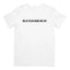 Camiseta Básica Billie Eilish Made Me Gay - Branco