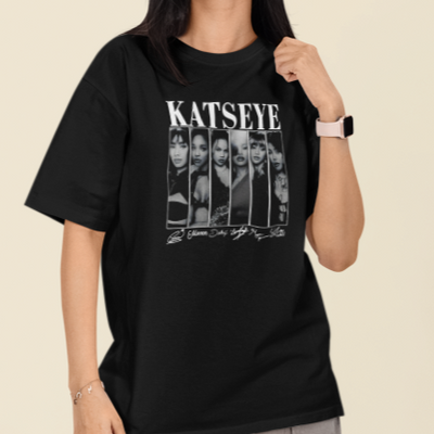 Camiseta Básica Katseye Autografo
