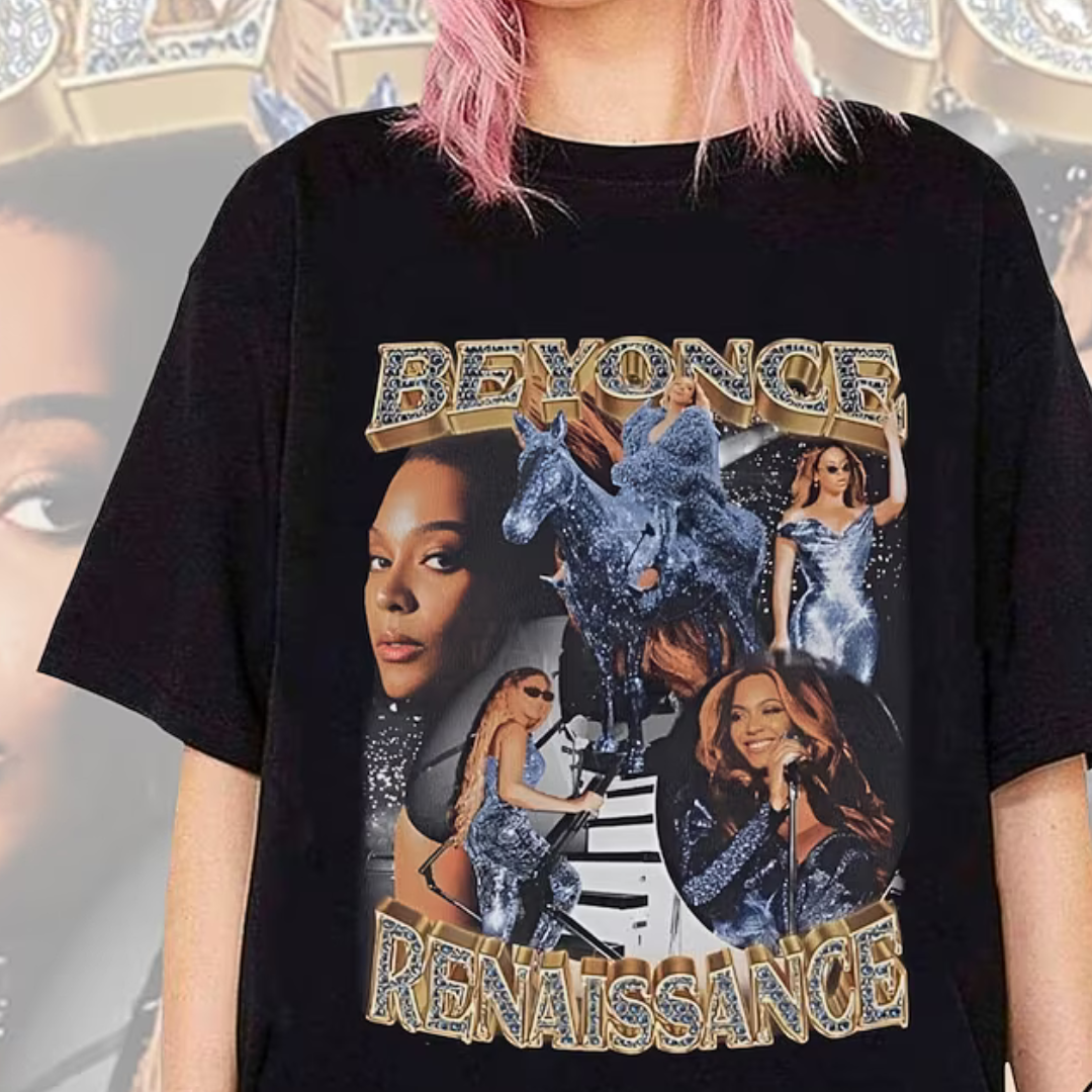 Camiseta Básica Beyonce Concert Renaissance Tour